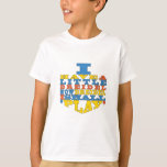 Camiseta Hanukkah "Dreidel Play"<br><div class="desc">Chanucá "Eu tenho um pequeno sonho... " Escolha entre várias cores de camisa, estilos e tamanhos diferentes para este design! Obrigados para parar e comprar! Muito apreciado! Feliz Chanukah/Hanukkah! Estilo: Crianças" Hanes TAGLESS® T-Shirt Espere até você pegar essa camisa sem guincho no seu filho. Ele levará seu estilo cotidiano a...</div>