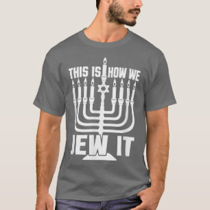 Camiseta Hanukkah, É Assim Que Nós A Julgamos, Homens Mulhe