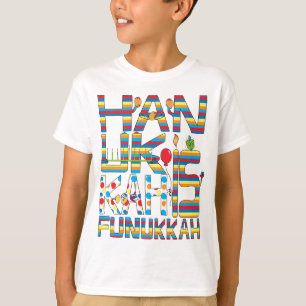 Camiseta "Hanukkah É Funukkah" Crianças Sem Sinal