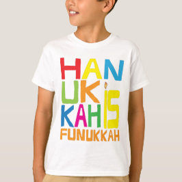 Camiseta "Hanukkah é Funukkah" Crianças T-Shirt.