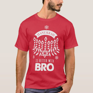 Camiseta Hanukkah é melhor com o Irmão Irmão Matando a Famí