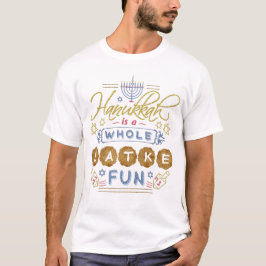 Camiseta Hanukkah é um divertimento inteiro do Latke