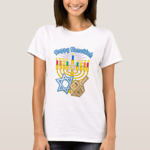 Camiseta Hanukkah feliz