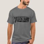 Camiseta Hanukkah "Latke Eating Champion" Algodão T-Shirt<br><div class="desc">Hanukkah "Latke Eating Champion" 100% Cotton T-Shirt Escolha entre uma variedade de tamanhos de camisa, cores e estilos. Estilo: Camisa T Escura Básica Masculina Confortável, casual e flexível, nossa camiseta cor escura pesada se tornará rapidamente um dos seus favoritos. Feita com 100% algodão, veste bem em todo mundo. Nós costuramos...</div>