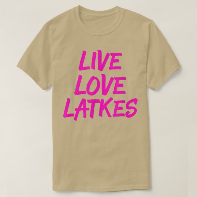Camiseta Hanukkah Ltda Party Live Love Trava Menora Judia (Frente do Design)