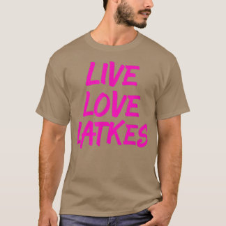 Camiseta Hanukkah Ltda Party Live Love Trava Menora Judia