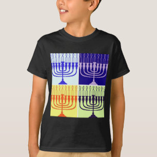 Camiseta Hanukkah Menorah
