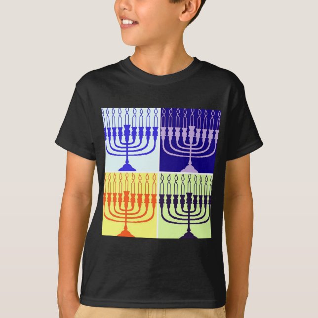 Camiseta Hanukkah Menorah (Frente)