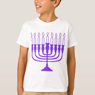 Camiseta Hanukkah Menorah