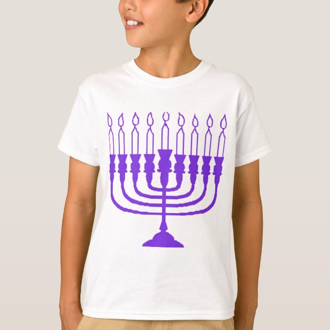 Camiseta Hanukkah Menorah (Frente)