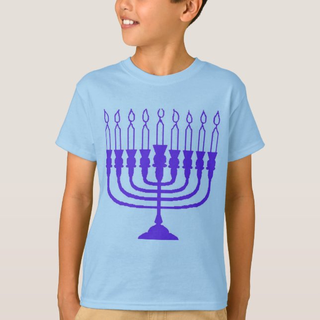 Camiseta Hanukkah Menorah (Frente)