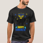 Camiseta Hanukkah Menorah Cat Funny Meowzel Tov Chanukah Je<br><div class="desc">Hanukkah Menorah Cat Funny Meowzel Tov Chanukah judeu</div>