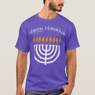 Camiseta Hanukkah Menorah Chanukah fecha Feriado Judaico