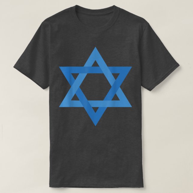 Camiseta Hanukkah Menorah Com Estrela De David Png (Frente do Design)