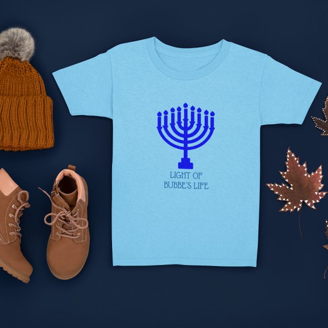 Camiseta Hanukkah Menorah Luz da Minha Vida (Criador carregado)