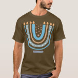 Camiseta Hanukkah Menorah Rainbow Candle Light Hanukkah Cel<br><div class="desc">Hanukkah Menorah Rainbow Candle Light Hanukkah Celebração.</div>
