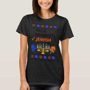 Camiseta Hanukkah Nice Bastante Judeu Judeu Feia-Chanukah G
