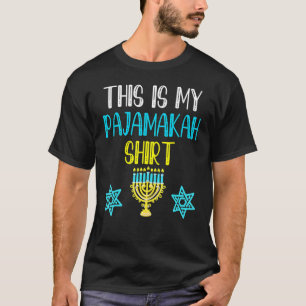 Camiseta Hanukkah Pajama Este É O Meu Pijamakah