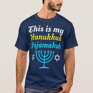 Camiseta Hanukkah Pajamakkah Chanukah Pajama Feriado Judaic