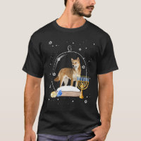 Hanukkah Shiba Inu Dog Snow Globe Pajama