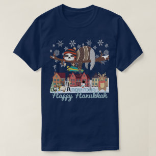 Camiseta Hanukkah Sloth
