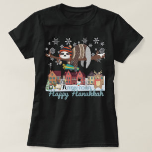 Camiseta Hanukkah Sloth