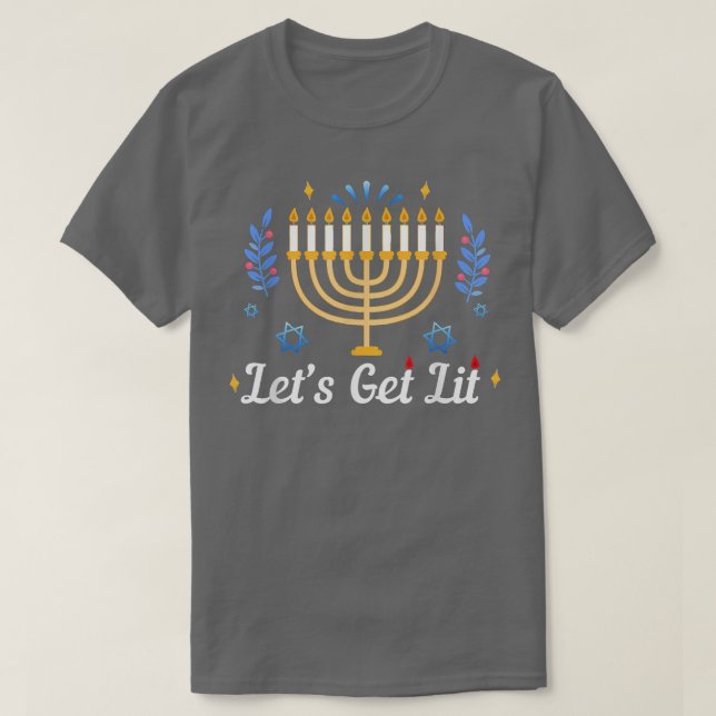 Camiseta Hanukkah Vamos Sair (Frente do Design)