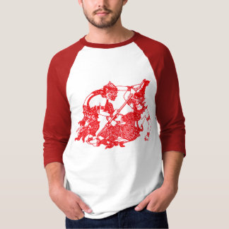 CAMISETA HANUMAN - LUTANDO DEUSES BUDISTAS & HINDU