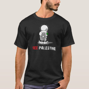 Camiseta hanzalah livre de Palestina
