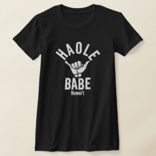 CAMISETA HAOLE BABE SHAKA HAWAII