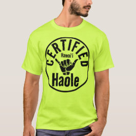 CAMISETA HAOLE CERTIFICOU SHAKA HAWAII