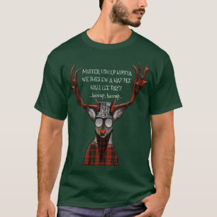 Camiseta Hap Pee Hall Lee Dayz Engraçado Hipster Deer