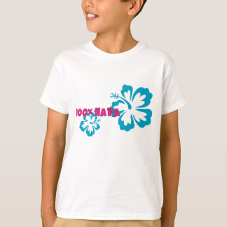 Camiseta Hapa 100% (com hibiscus)