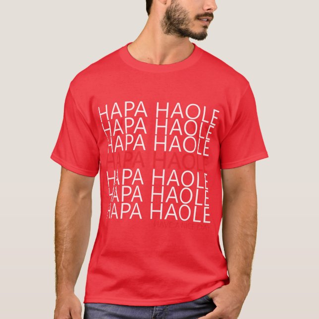 CAMISETA HAPA HAOLE (Frente)