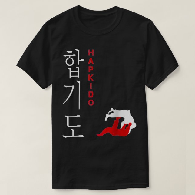 Camiseta Hapkido Korean Martial Art Fighter  (Frente do Design)
