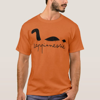 Camiseta HappiNessie Monstro do Lago Ness Mulheres Fofo Car