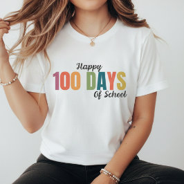 Camiseta Happy 100 Days of School Teacher
