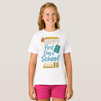 Camiseta Happy 100 Days of School Tee