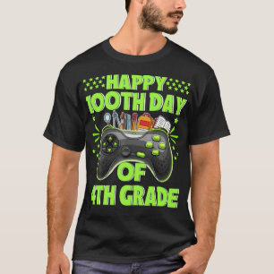 Camiseta Happy 100th Day of 4th Grade Teacher Student For K