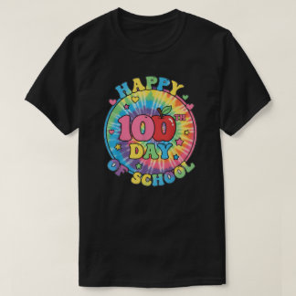 Camiseta Happy 100th Day of School Days Smarter Design