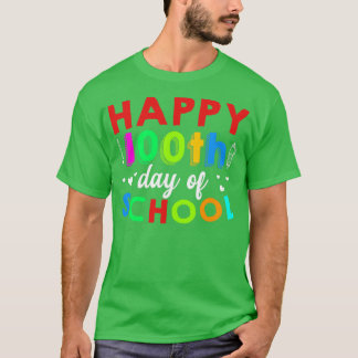 Camiseta Happy 100th Day Of School Teacher Gift