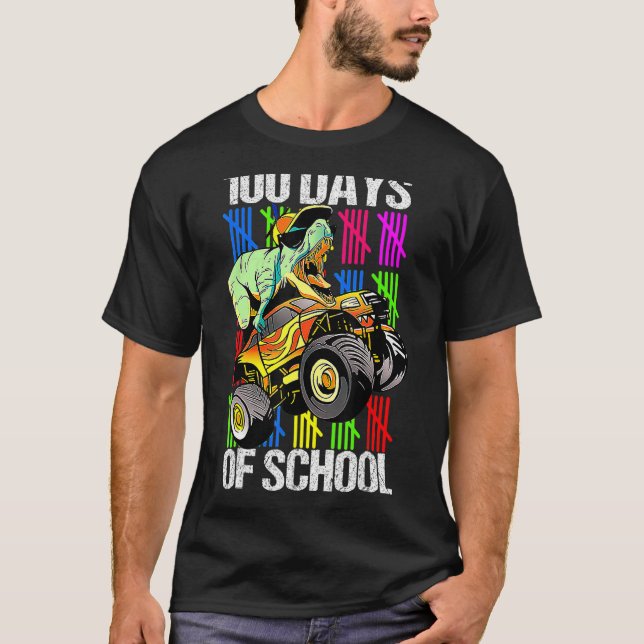 Camiseta Happy 100th Day Of School Teachers Crushing 100 Da (Frente)