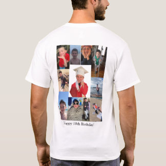 Camiseta Happy 18th Birthday Evan! 