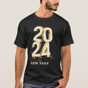 Camiseta Happy 2024 Véspera de ano novo Py Supply 2024