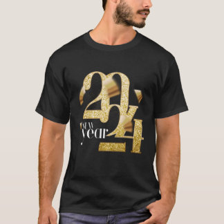 Camiseta Happy 2024 Véspera de ano novo Py Supply 2024