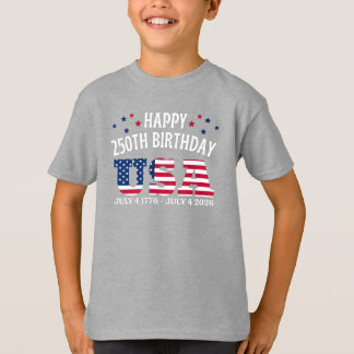 Camiseta Happy 250th birthday USA