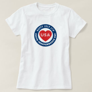 Camiseta Happy 250th Independence Day July 4th Love USA