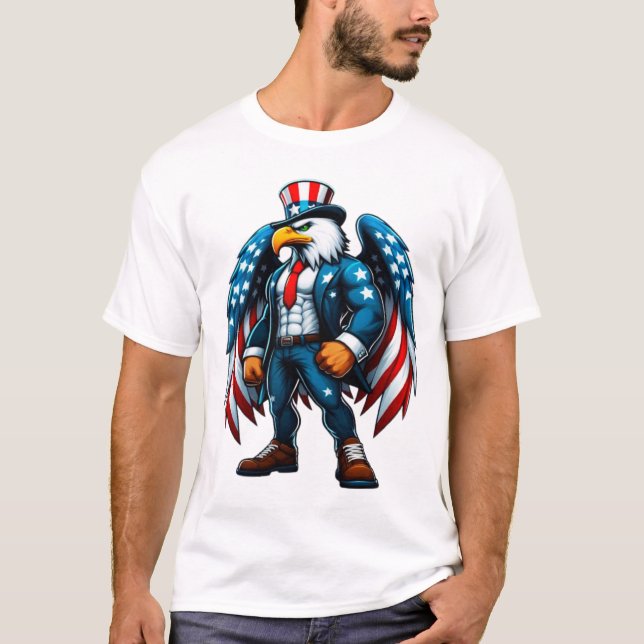 Camiseta Happy 4 JULY T-shirt (Frente)