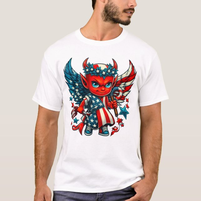 Camiseta Happy 4 JULY T-shirt (Frente)