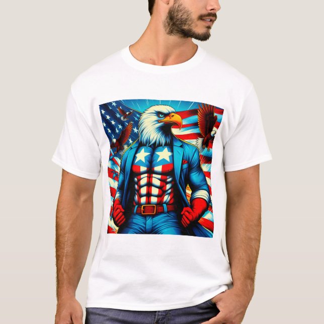 Camiseta Happy 4 JULY T-shirt (Frente)